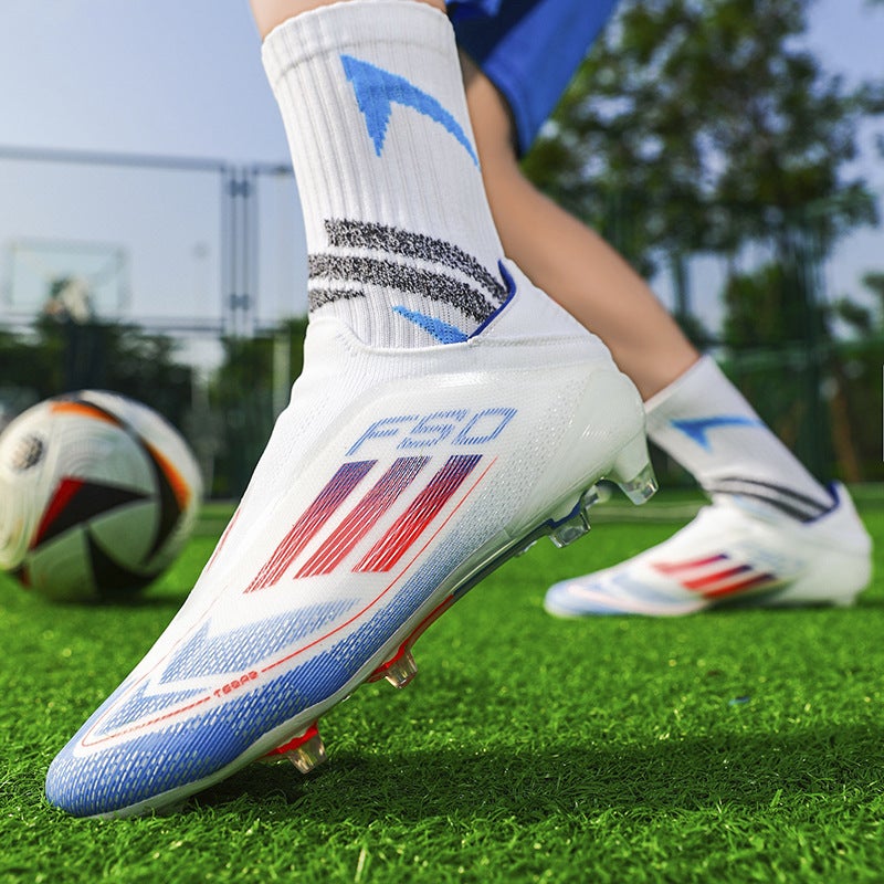 Messi F50 Football Shoes Ultra-Light Fg Long Broken Nails Tf Laceless Speed Falcon Adult Men'S And Women'S Training Shoes - Image 1